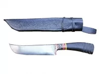 Нож Узбекский "Пчак черный рог" в чехле