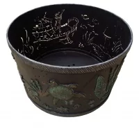 Кованная чаша для костра "Водный мир", диаметр 650мм.