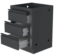 Тумба c 3-мя выдвижными ящиками