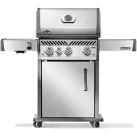 Газовый гриль NAPOLEON Rogue 425 PRO c ИК конфоркой (нерж. сталь)