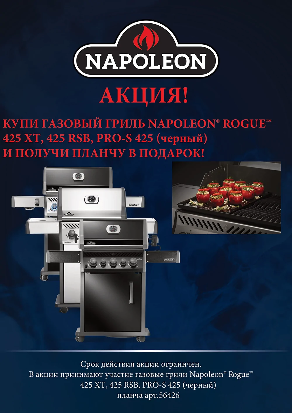Новогодняя акция на газовые грили NAPOLEON!