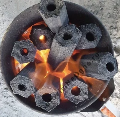 Уголь "КАМАДО" 4,7кг. в брикетах, KAMADO