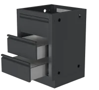 Тумба с 2-мя выдвижными ящиками и фальш-панелью