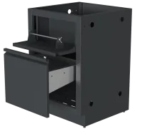 Тумба для мусора с держателем бумажных полотенец