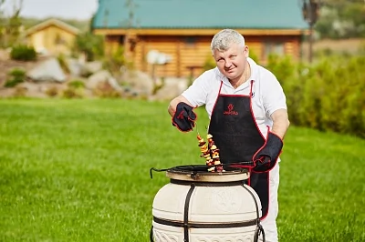 Шампур двойной, для тандыра, кованый