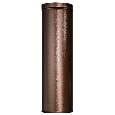 Труба оцинкованная 1м., для грилей /Suomi 90/ Fireplace/CONER/ /PREMIUM Black/, Антик медь 