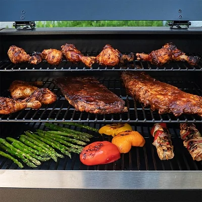 Пеллетный гриль Z GRILLS 1000 WiFi, крышка из нерж.стали