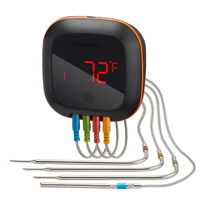 Термометр INKBIRD IBT-4XS зарядка USB 1000мАч. (Bluetooth + 4 щупа)