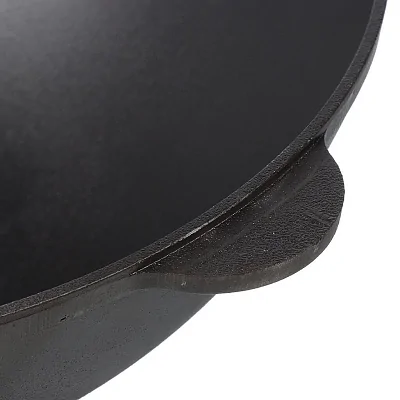 Казан чугунный 32 литра с алюминиевой крышкой и дужкой (Гардарика)