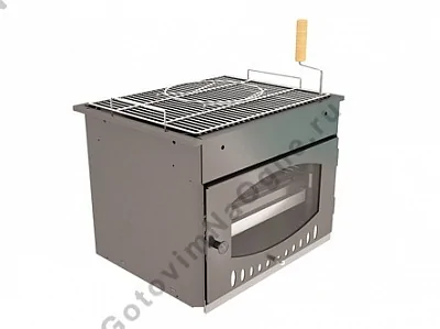 Дровяной встраиваемый гриль-топка Suomi Grill Insert 