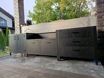 Модуль кухни барбекю ПРОТЕЙ К-3 под газ. гриль NAPOLEON Bilex-485