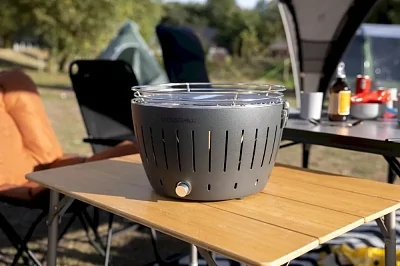 Угольный гриль LOTUS Grill Classic, 32см, серый