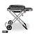 Газовый гриль WEBER Traveler, 1 горелка, 3,8кВт, складные ножки, черный