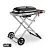 Газовый гриль WEBER Traveler, 1 горелка, 3,8кВт, складные ножки, черный