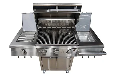 Газовый гриль B-Fire Kutuzov Premium 3 с вертелом и ИК конфоркой