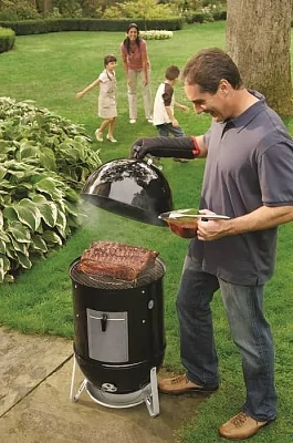 Коптильня WEBER Smokey Mountain Cooker 47см., черный