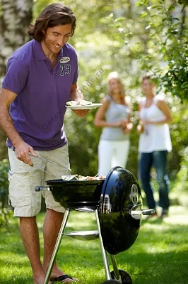 Угольный гриль WEBER Compact Kettle  47см., черный
