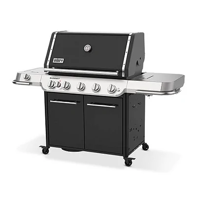 Газовый гриль WEBER Summit FS38 Е с вертелом и конфоркой (черный)