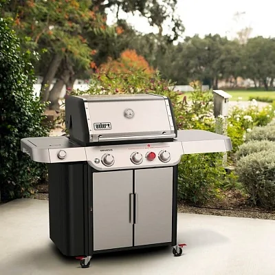 Газовый гриль WEBER Genesis S-335 (нерж. сталь)