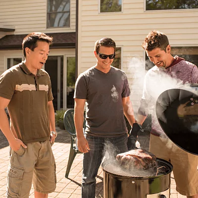 Коптильня WEBER Smokey Mountain Cooker 47см., черный