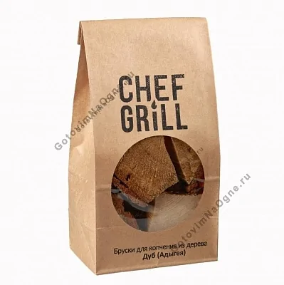 Бруски для копчения Дуб, CHEF GRILL