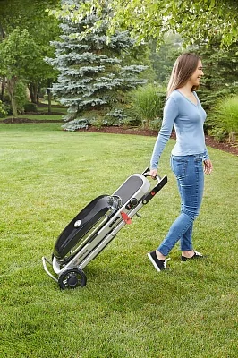 Газовый гриль WEBER Traveler, 1 горелка, 3,8кВт, складные ножки, черный