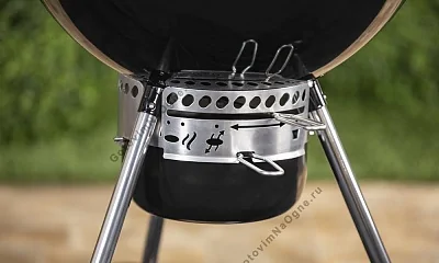Угольный гриль WEBER  Master-Touch GBS Premium E-5770 57см., черный