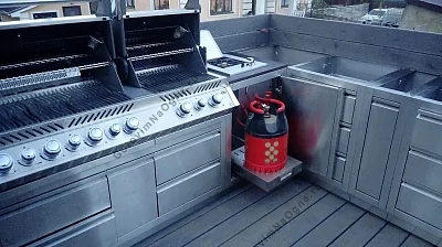 Тумба для хранения газового баллона.