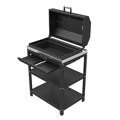 Стол-Гриль с решёткой из чугуна GRILLVER, 71x50x105см