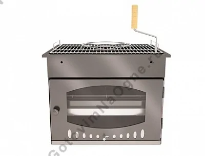 Дровяной встраиваемый гриль-топка Suomi Grill Insert 