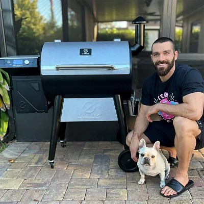Пеллетный гриль Z GRILLS 700 WiFi, крышка из нерж. стали
