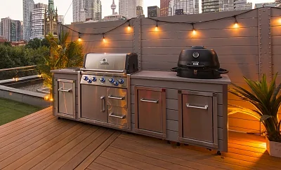 Встраиваемый газовый гриль BROIL KING Imperial S 590 c вертелом и конфоркой