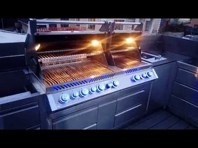 Встраиваемый газовый гриль NAPOLEON Prestige BIPRO-825