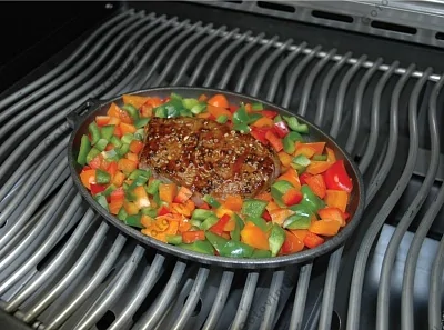 Чугунная сковорода со съемной ручкой (овальная), NAPOLEON