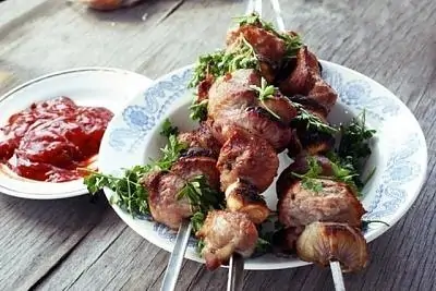 Пикантный свиной шашлык в тандыре