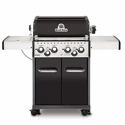 Газовый гриль BROIL KING Baron 490 NEW c вертелом и конфоркой