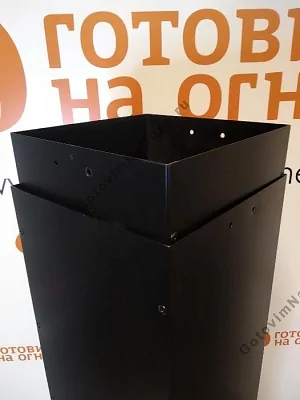 Комплект из 2 труб для гриля Suomi Grill, черный