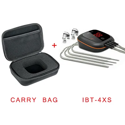 Термометр INKBIRD IBT-4XS зарядка USB 1000мАч. (Bluetooth + 4 щупа)
