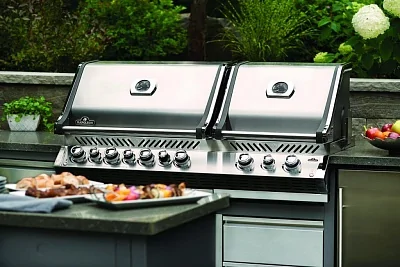 Встраиваемый газовый гриль NAPOLEON Prestige BIPRO-825