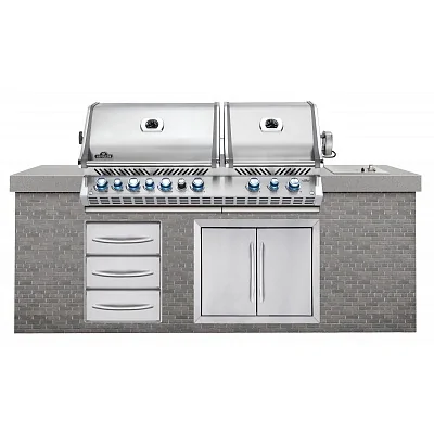Встраиваемый газовый гриль NAPOLEON Prestige BIPRO-825