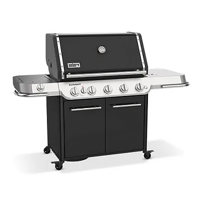 Газовый гриль WEBER Summit FS38 Е с вертелом и конфоркой (черный)