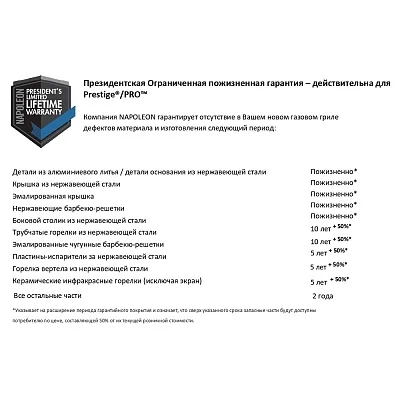 Встраиваемая ИК горелка NAPOLEON (одинарная)