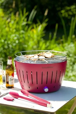 Угольный гриль LOTUS Grill Classic, 32см, красный