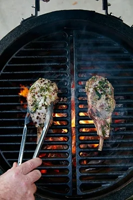 Чугунная решетка полукруглая для гриля KAMADO JOE Big