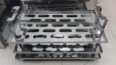 Коптильня Grillver 410х250х230мм. из нерж. стали