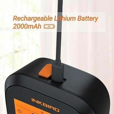 Термометр INKBIRD IBBQ-4T зарядка USB 2000мАч. (Wi-Fi + Bluetooth + 4 щупа)