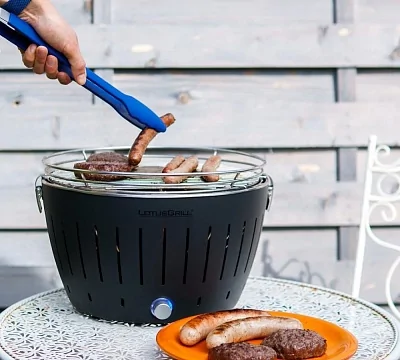 Угольный гриль LOTUS Grill Classic, 32см, серый