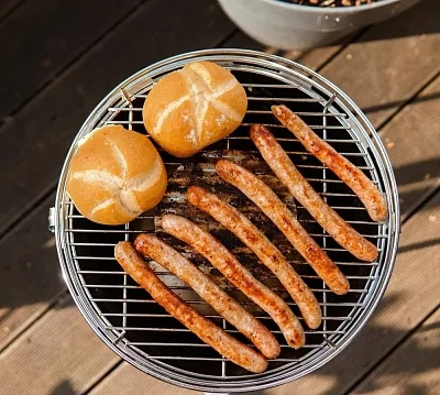 Угольный гриль LOTUS Grill Classic, 32см, красный