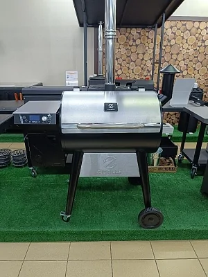 Пеллетный гриль Z GRILLS 700 WiFi, крышка из нерж. стали