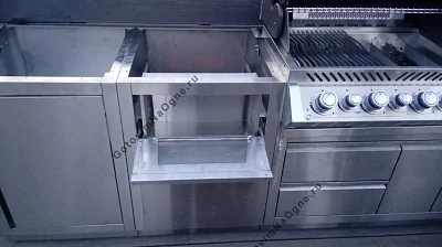 Тумба для мусора с держателем бумажных полотенец